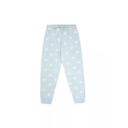 Pink-Blue - Side - Looney Tunes Womens-Ladies Tweety Vintage Long Pyjama Set