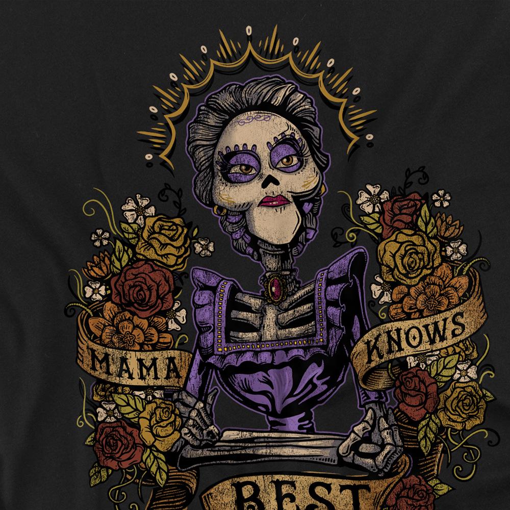 Black - Back - Coco Unisex Adult Mama Knows Best Imelda T-Shirt