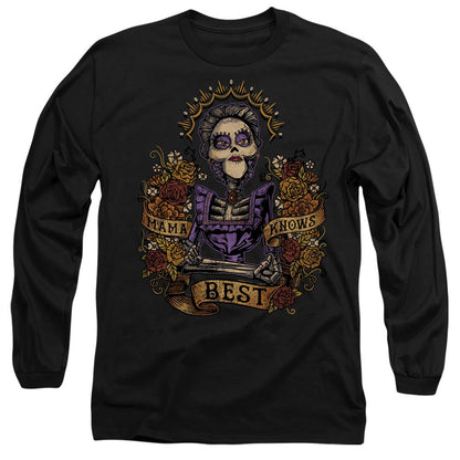 Black - Front - Coco Unisex Adult Mama Knows Best Imelda T-Shirt