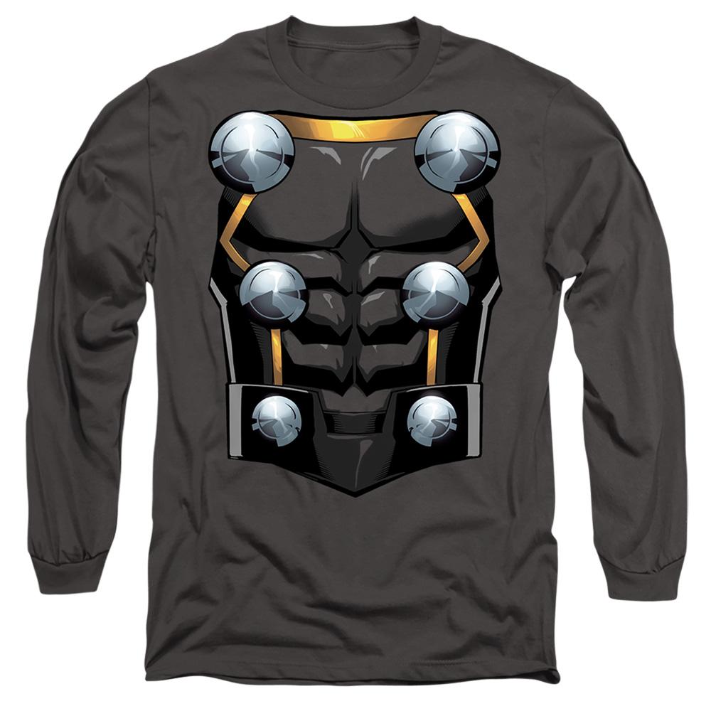 Charcoal - Front - Thor Unisex Adult Costume T-Shirt