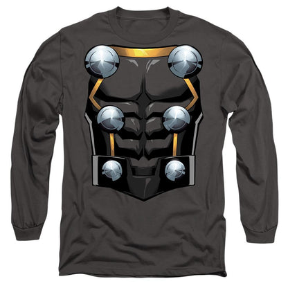 Charcoal - Front - Thor Unisex Adult Costume T-Shirt