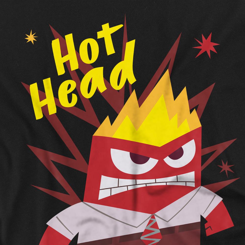 Black - Side - Inside Out 2 Unisex Adult Anger T-Shirt