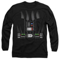 Black - Front - Star Wars Unisex Adult Darth Vader Costume T-Shirt