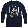 Navy - Front - Disney Unisex Adult Mickey Mouse Classic Walk T-Shirt