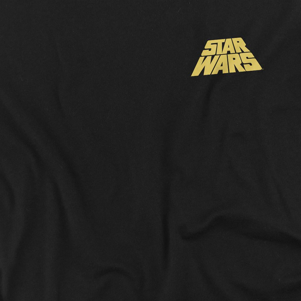 Black - Side - Star Wars Unisex Adult Galactic Empire T-Shirt