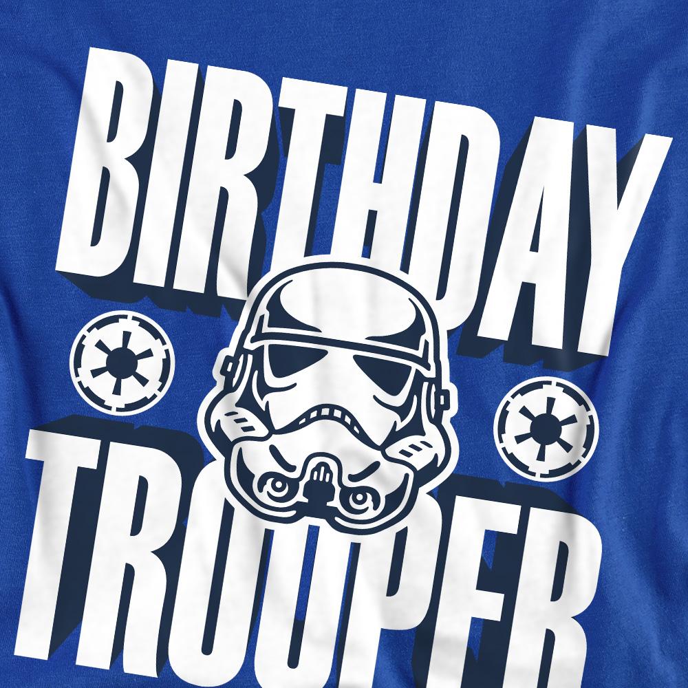 Royal Blue - Side - Star Wars Unisex Adult Birthday Troopers T-Shirt