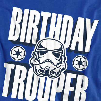 Royal Blue - Side - Star Wars Unisex Adult Birthday Troopers T-Shirt