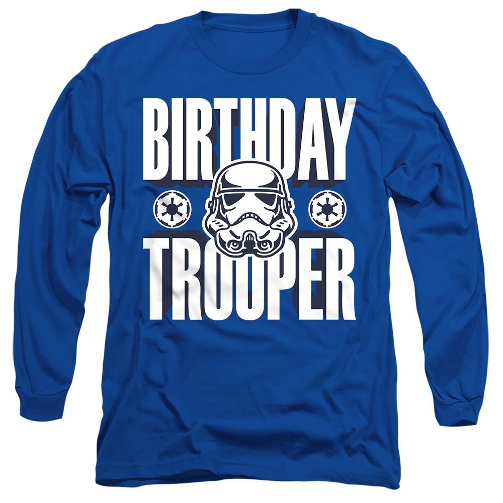 Royal Blue - Front - Star Wars Unisex Adult Birthday Troopers T-Shirt