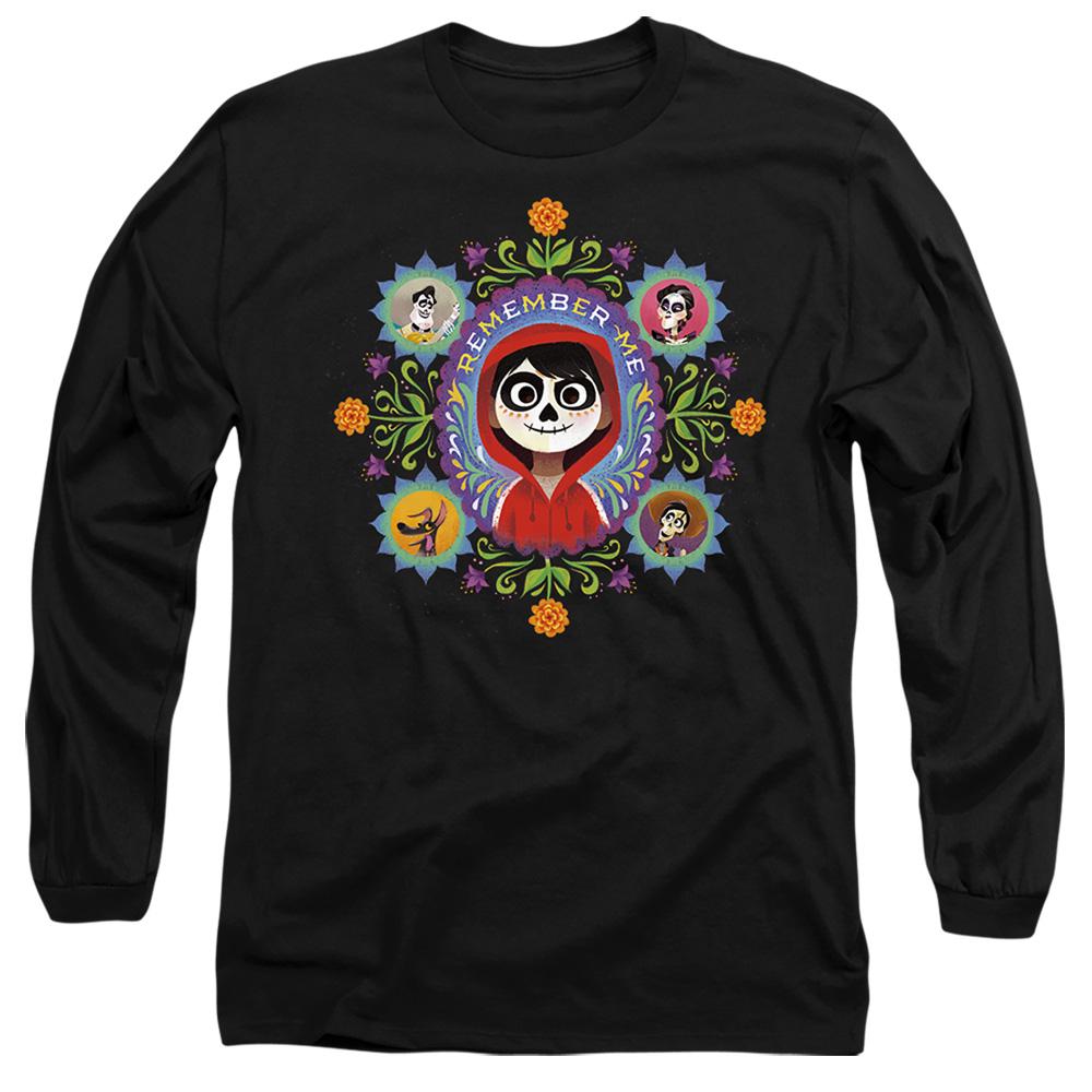 Black - Front - Coco Unisex Adult Remember Me Miguel Ernesto Imelda Hector T-Shirt