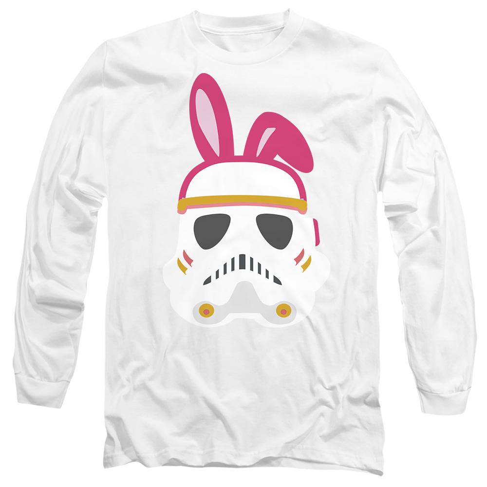 White - Front - Star Wars Unisex Adult Easter Bunny Stormtrooper T-Shirt