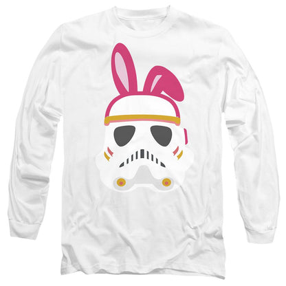 White - Front - Star Wars Unisex Adult Easter Bunny Stormtrooper T-Shirt