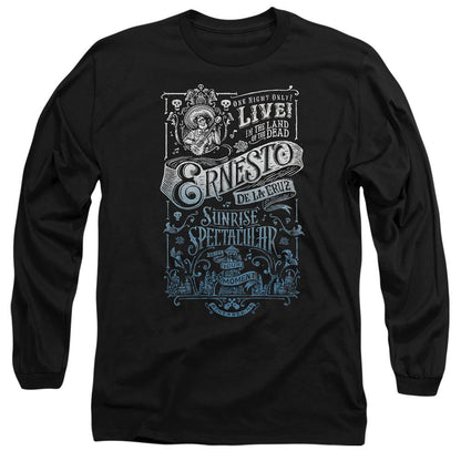 Black - Front - Coco Unisex Adult Sunrise Spectacular Ernesto T-Shirt