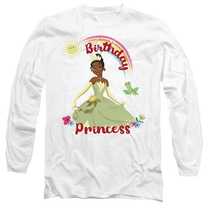 White - Front - The Princess and the Frog Unisex Adult Birthday Princess Tiana T-Shirt