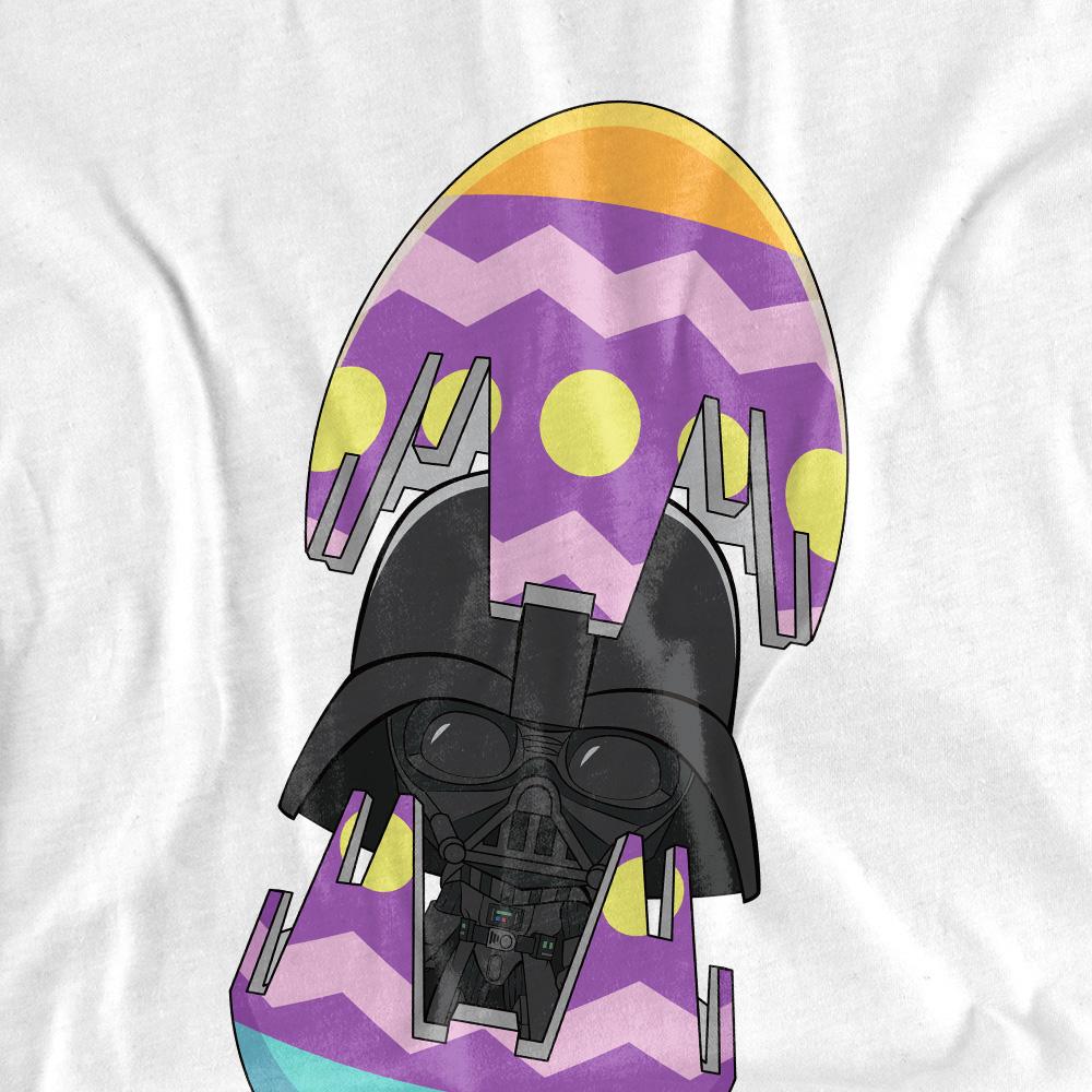 White - Side - Star Wars Unisex Adult Bad Egg Darth Vader T-Shirt