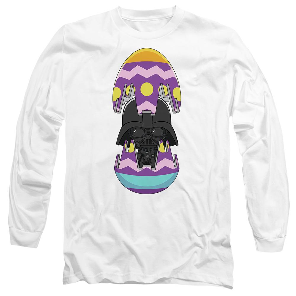 White - Front - Star Wars Unisex Adult Bad Egg Darth Vader T-Shirt