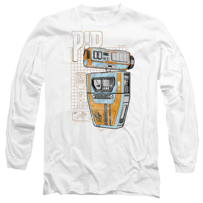 White - Front - Star Wars: The Acolyte Unisex Adult Pip Droid Blueprint T-Shirt