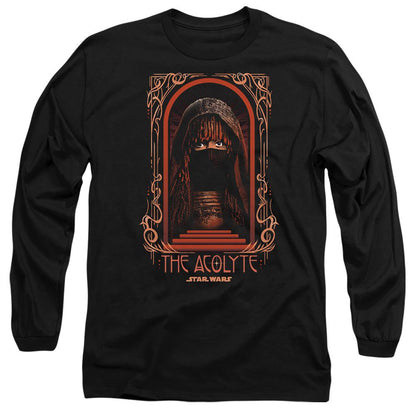 Black - Front - Star Wars: The Acolyte Unisex Adult Art Deco Masked T-Shirt