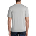 Grey - Back - Haynes Mens Perfect Weekend Heather T-Shirt