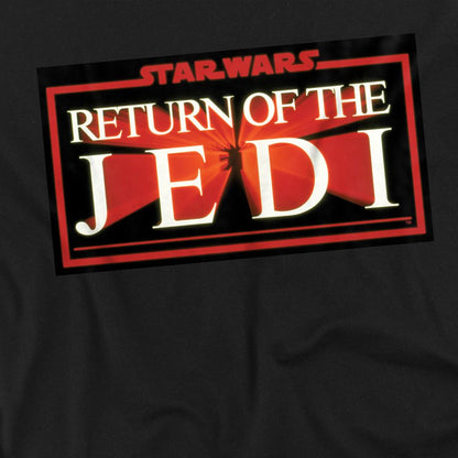 Black - Side - Star Wars Unisex Adult Jedi Warp T-Shirt