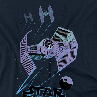 Navy - Side - Star Wars Unisex Adult Death Star Defenders T-Shirt