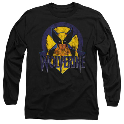 Black - Front - Marvel Unisex Adult X-Men Wolverine Retro T-Shirt