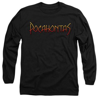 Black - Front - Pocahontas Unisex Adult Logo T-Shirt