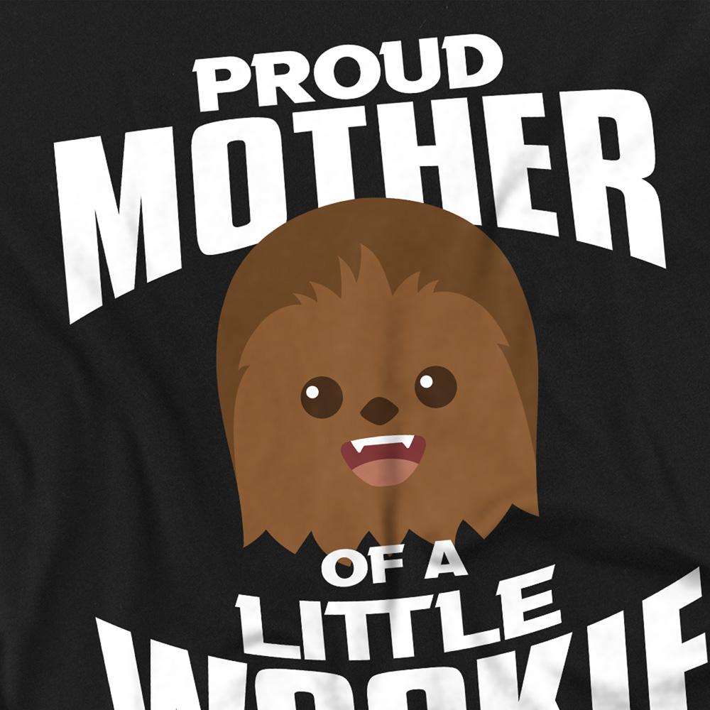 Black - Side - Star Wars Unisex Adult Little Wookie Mothers Day T-Shirt