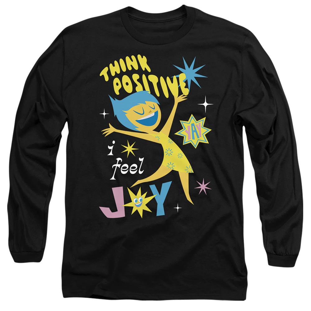 Black - Front - Inside Out 2 Unisex Adult Think Positive Joy T-Shirt