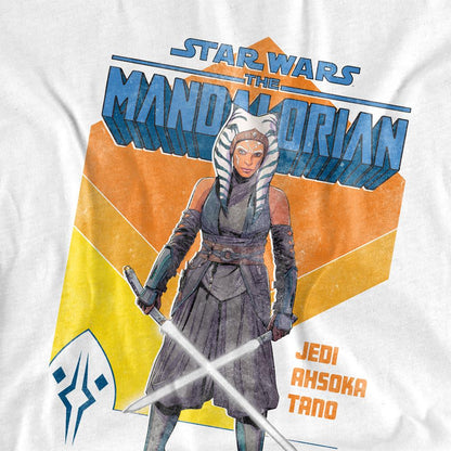 White - Side - Star Wars Unisex Adult Jedi Ahsoka T-Shirt