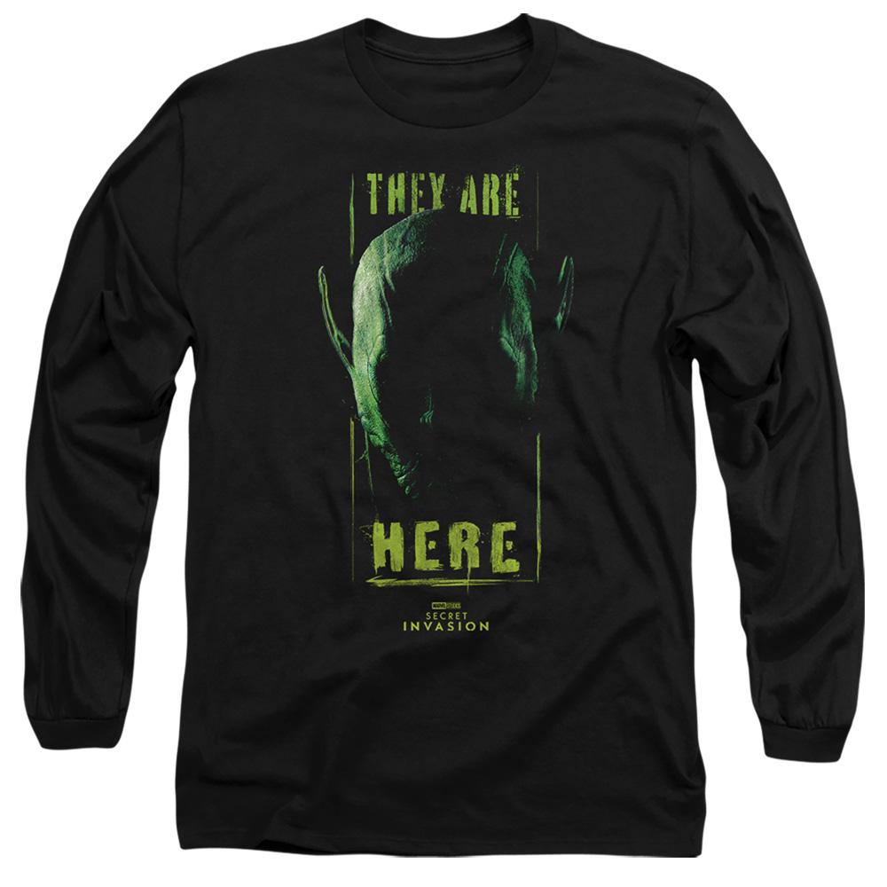 Black - Front - Marvel Unisex Adult Secret Invasion T-Shirt