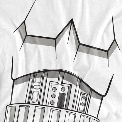 White - Side - Star Wars Unisex Adult Stormtrooper Costume T-Shirt