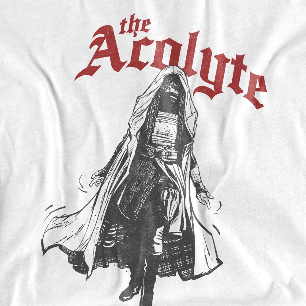 White - Side - Star Wars: The Acolyte Unisex Adult High Republic Dark Side T-Shirt