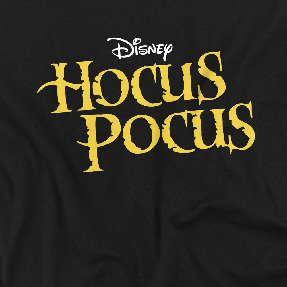Black - Side - Hocus Pocus Unisex Adult Logo T-Shirt
