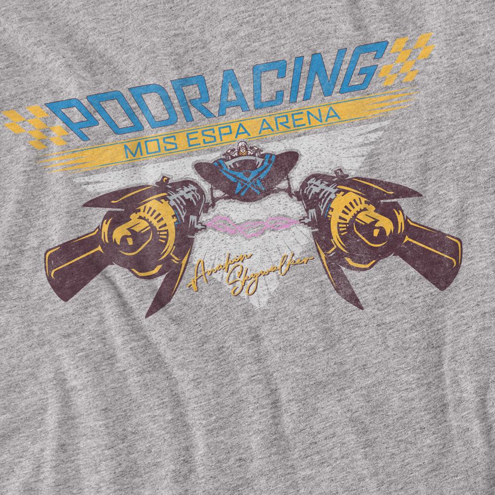 Sport Heather - Side - Star Wars Unisex Adult Racer Anakin Skywalker T-Shirt