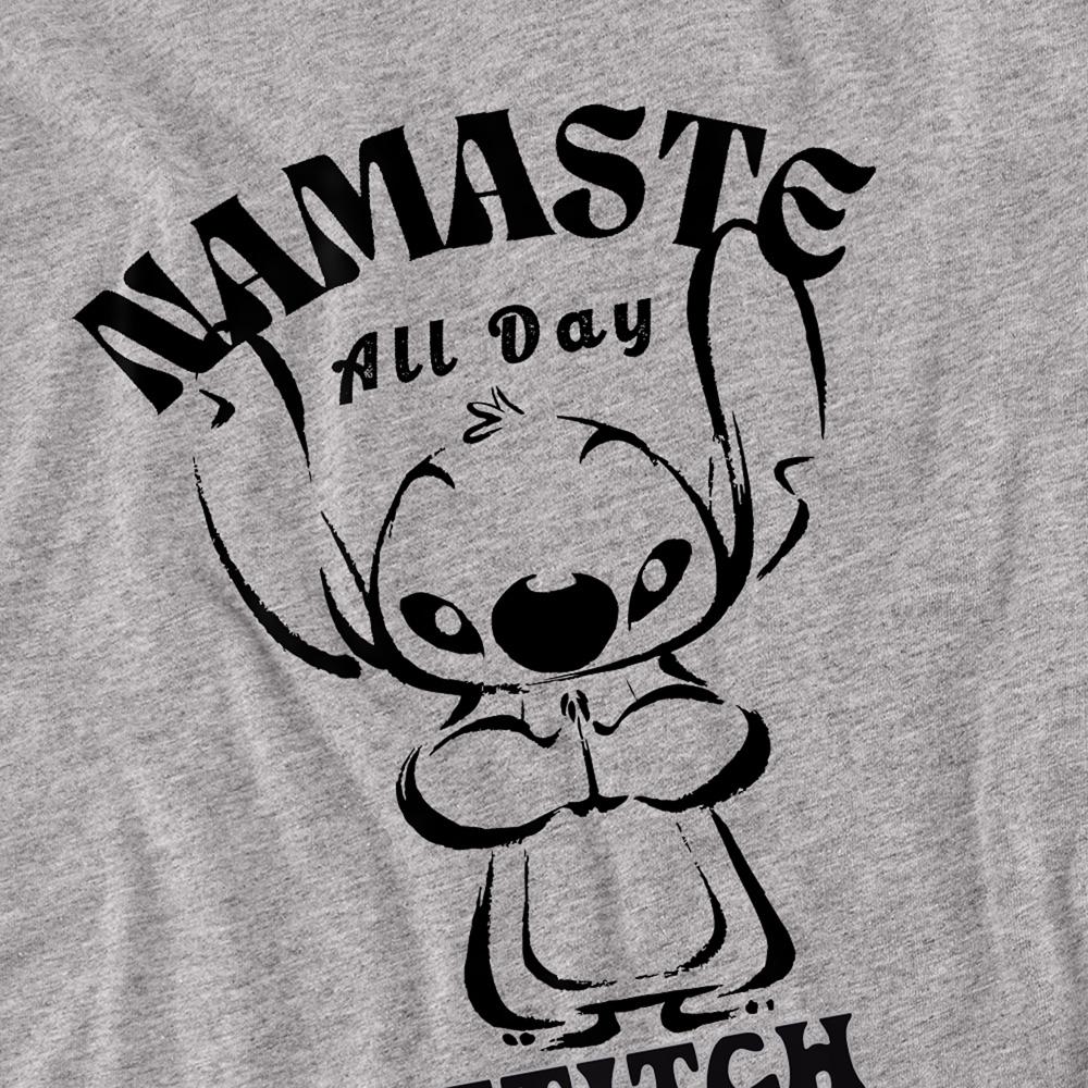 Sport Heather - Side - Lilo & Stitch Unisex Adult Namaste All Day T-Shirt