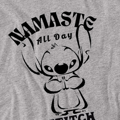 Sport Heather - Side - Lilo & Stitch Unisex Adult Namaste All Day T-Shirt