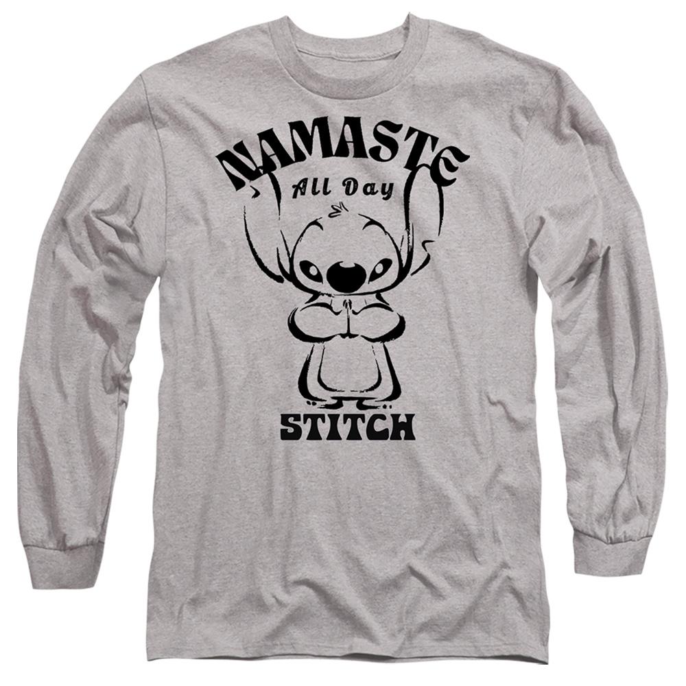Sport Heather - Front - Lilo & Stitch Unisex Adult Namaste All Day T-Shirt