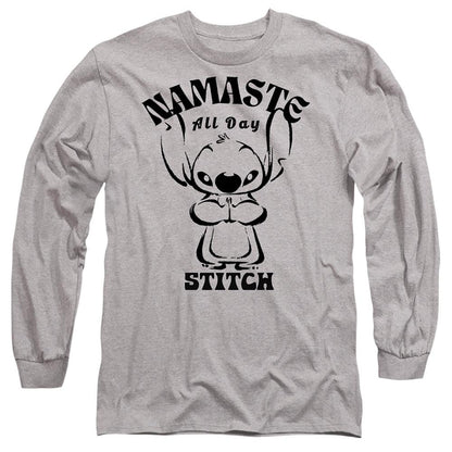 Sport Heather - Front - Lilo & Stitch Unisex Adult Namaste All Day T-Shirt