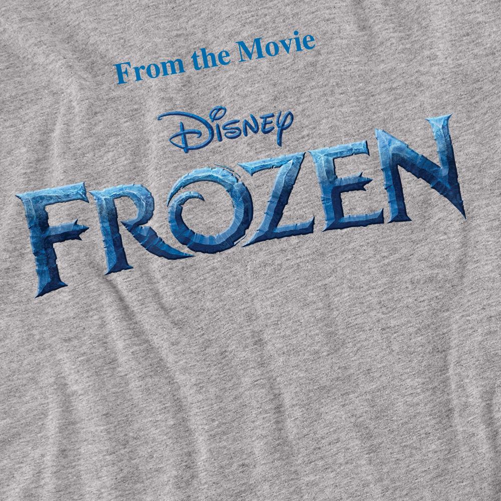 Sport Heather - Side - Frozen Unisex Adult Logo T-Shirt