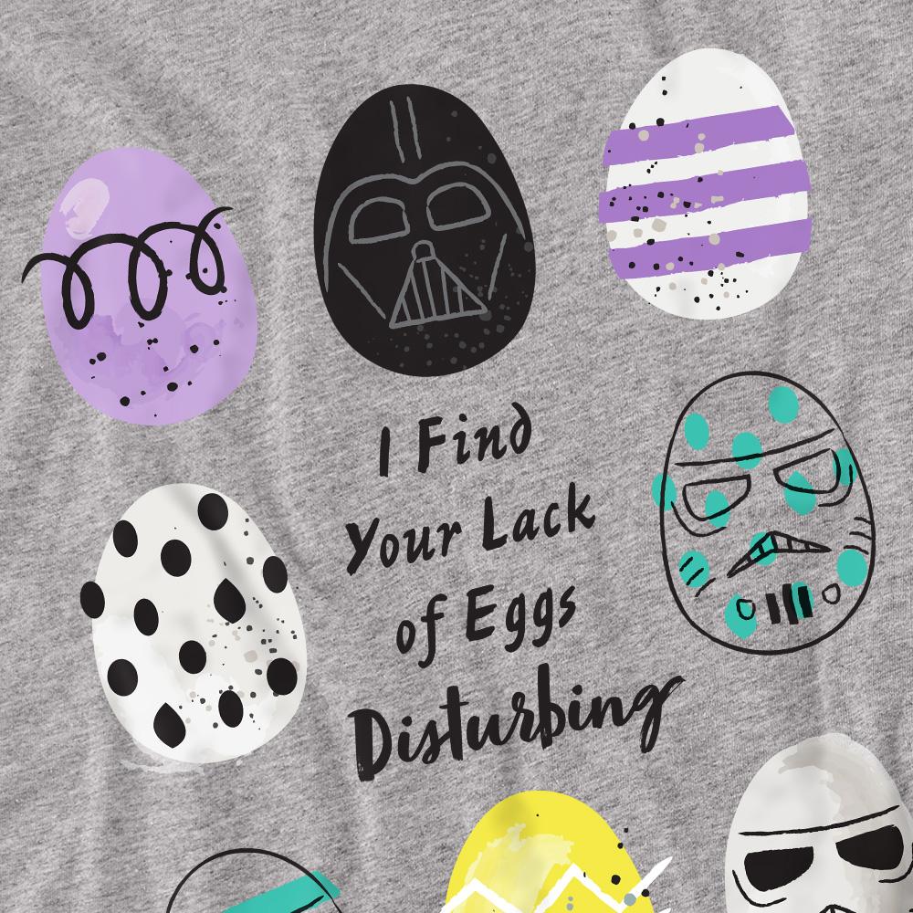Sport Heather - Side - Star Wars Unisex Adult Your Lack Of Easter Eggs Disturbing Darth Vader T-Shirt