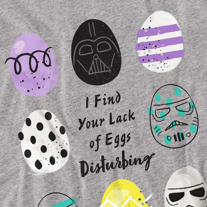 Sport Heather - Side - Star Wars Unisex Adult Your Lack Of Easter Eggs Disturbing Darth Vader T-Shirt