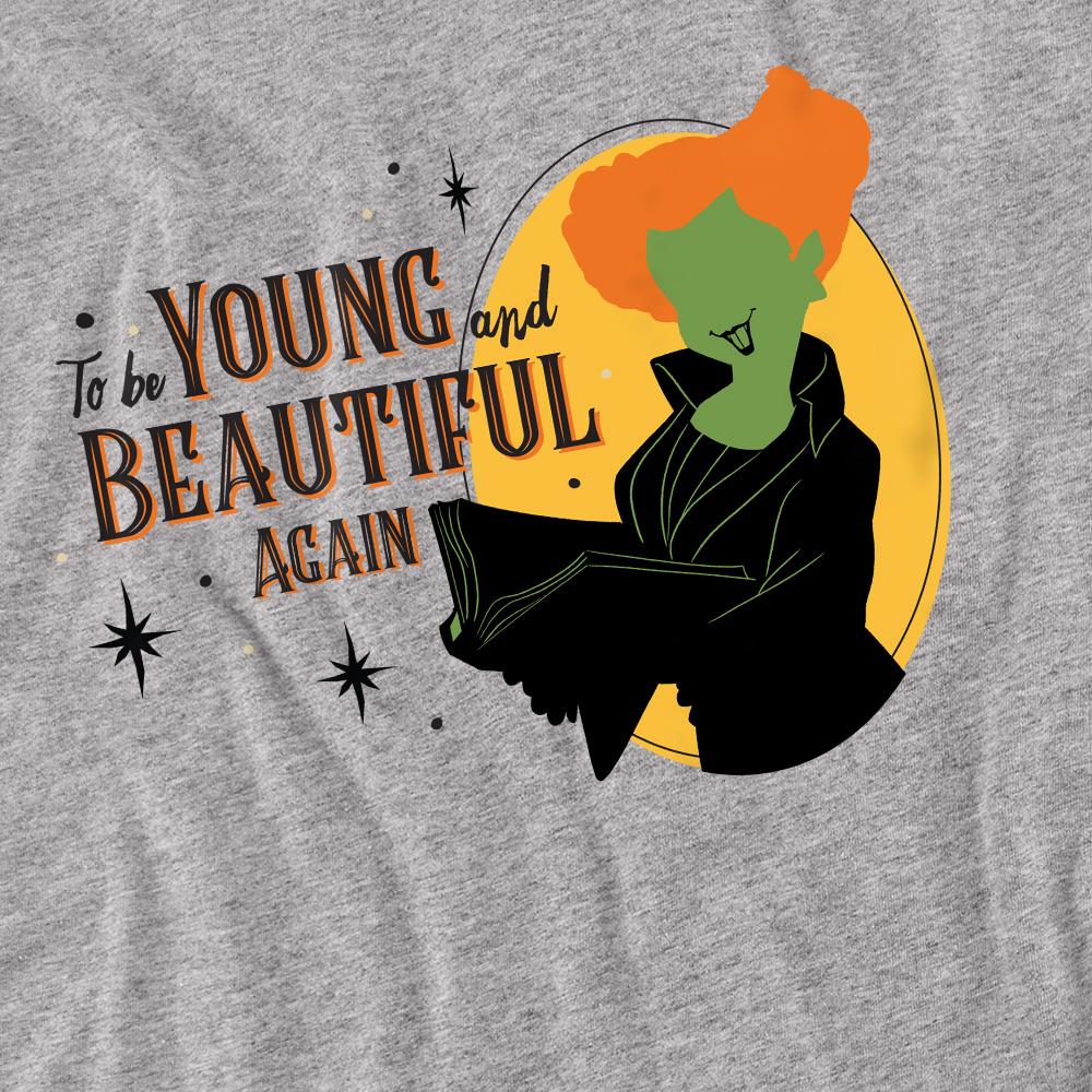 Sport Heather - Side - Hocus Pocus Unisex Adult Young And Beautiful Again Winifred T-Shirt