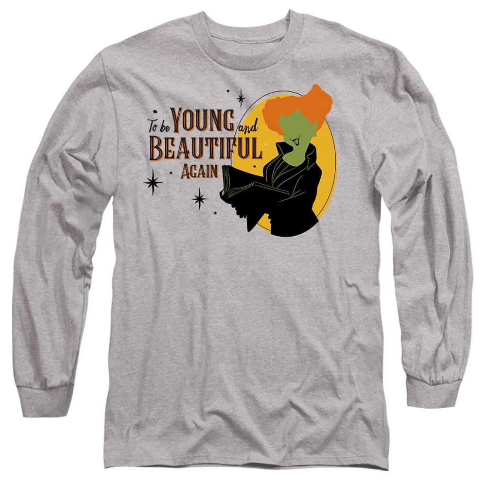 Sport Heather - Front - Hocus Pocus Unisex Adult Young And Beautiful Again Winifred T-Shirt