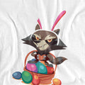White - Side - Guardians Of The Galaxy Unisex Adult Sweet Rabbit T-Shirt
