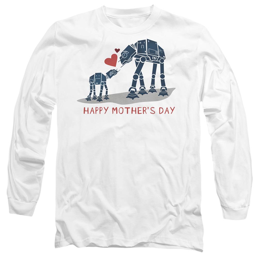 White - Front - Star Wars Unisex Adult Happy Mother´s Day T-Shirt