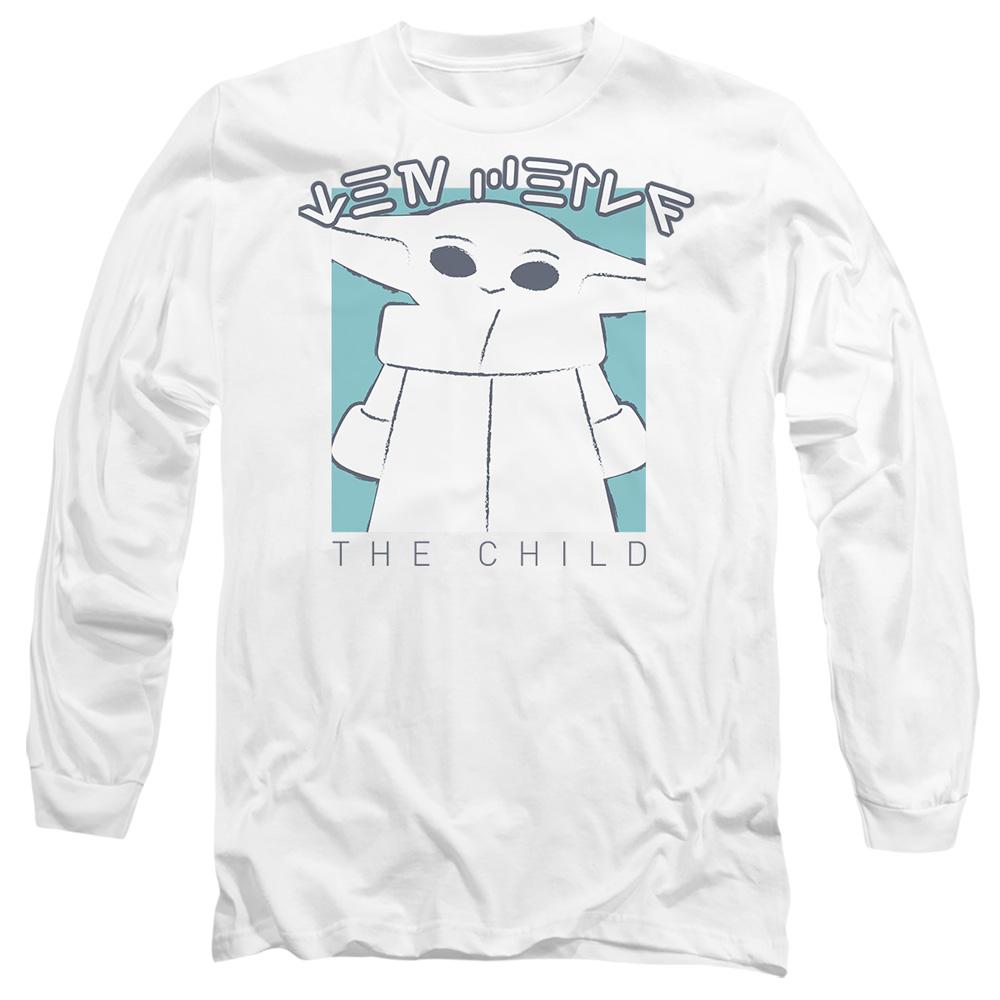 White - Front - Star Wars Unisex Adult The Child T-Shirt