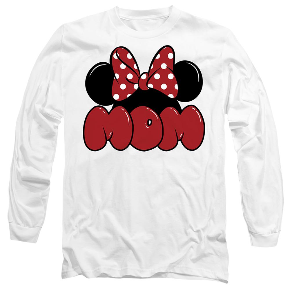 White - Front - Disney Unisex Adult Ears For Mom Minnie Mouse Mothers Day T-Shirt