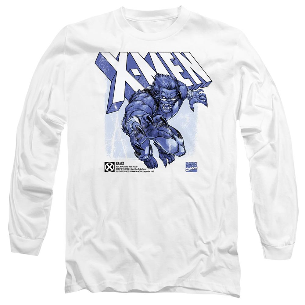 White - Front - Marvel Unisex Adult X-Men Beast T-Shirt