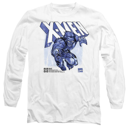 White - Front - Marvel Unisex Adult X-Men Beast T-Shirt