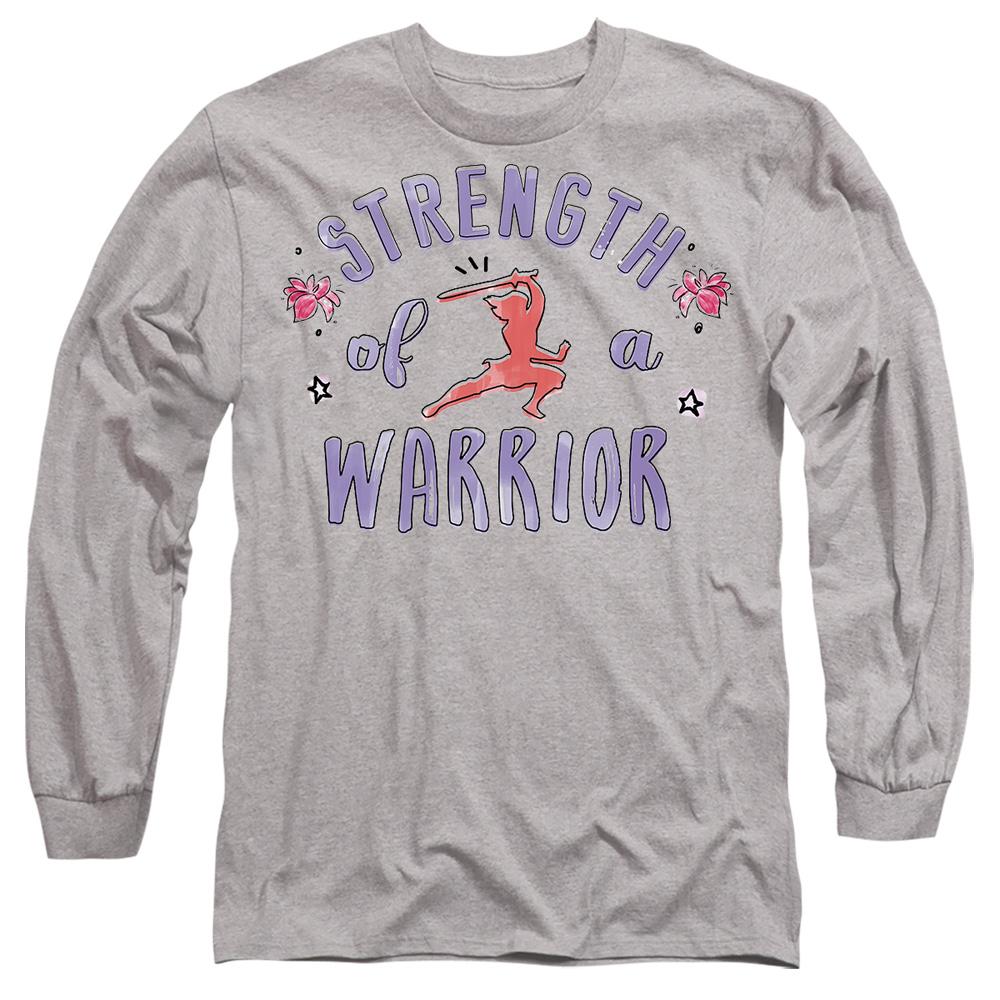 Sport Heather - Front - Mulan Unisex Adult Strength Of A Warrior T-Shirt